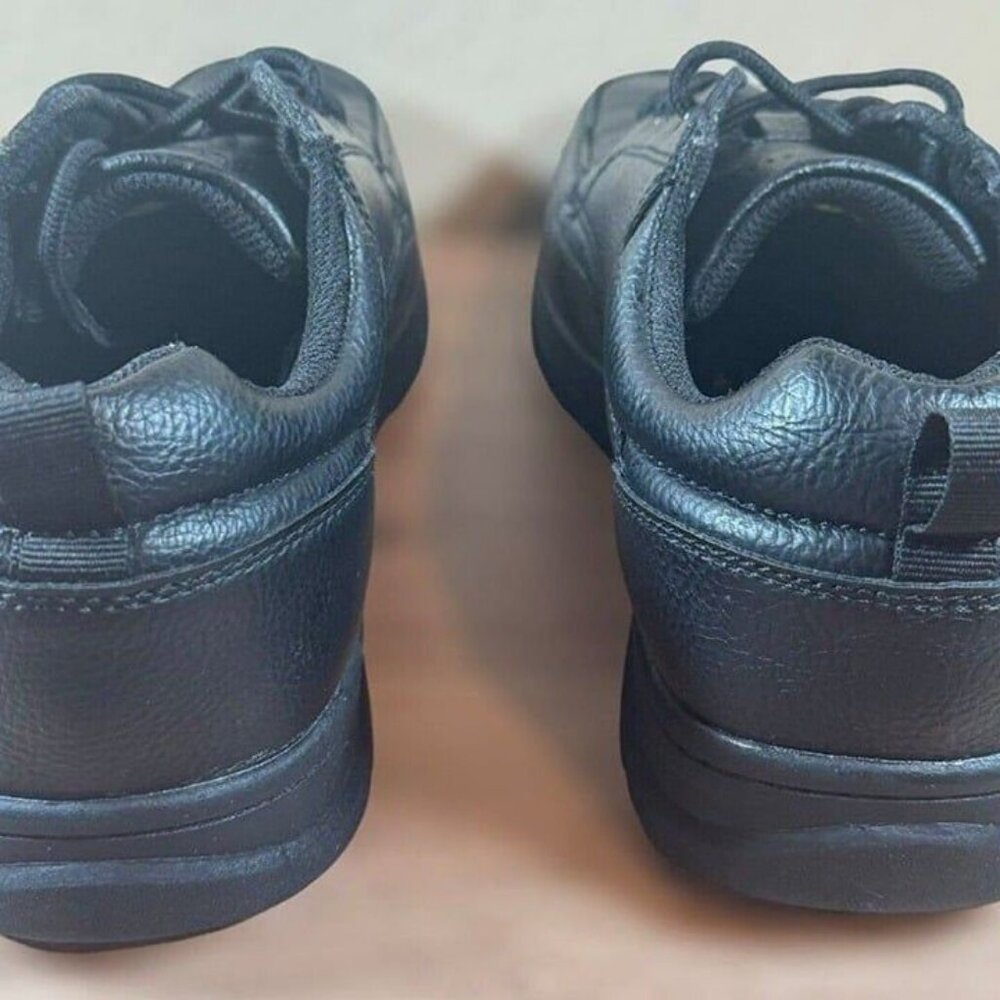 Perry Ellisc Men's Size 10 Work Shoes Portfolio Eldridge Black Lace Up Comfort - Picture 5 of 10